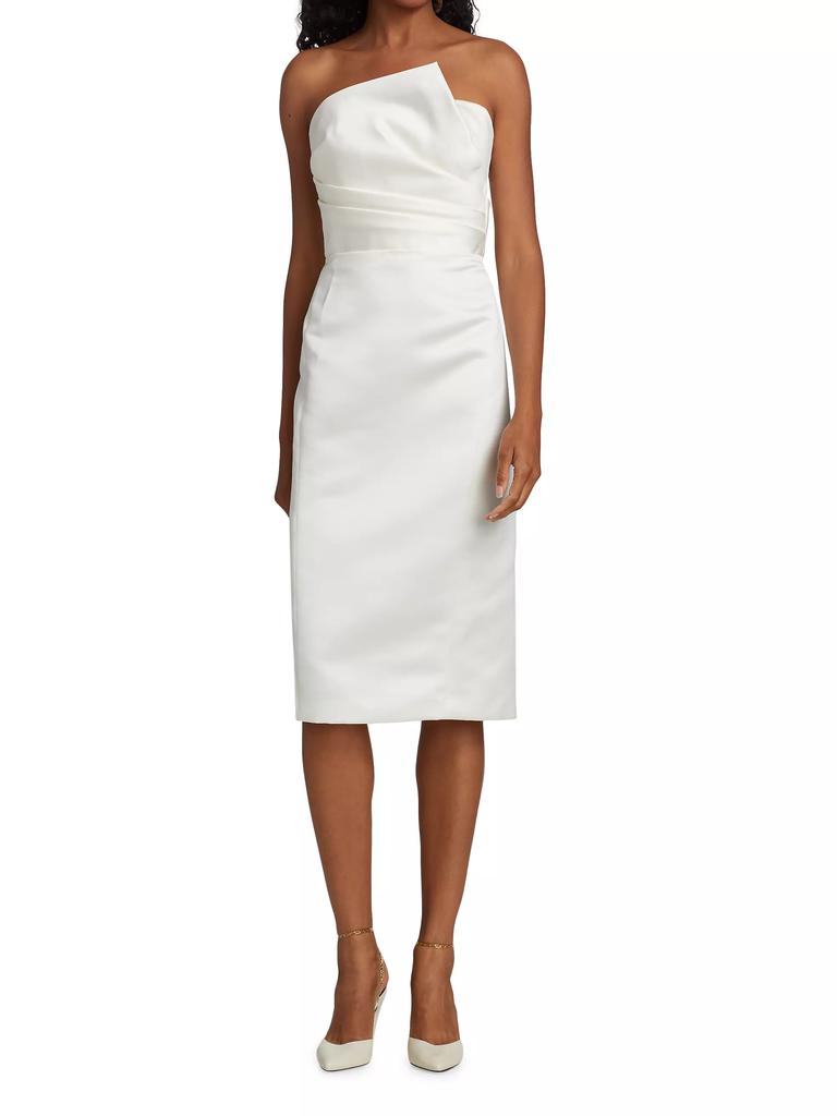 Amsale Strapless Slim Dress