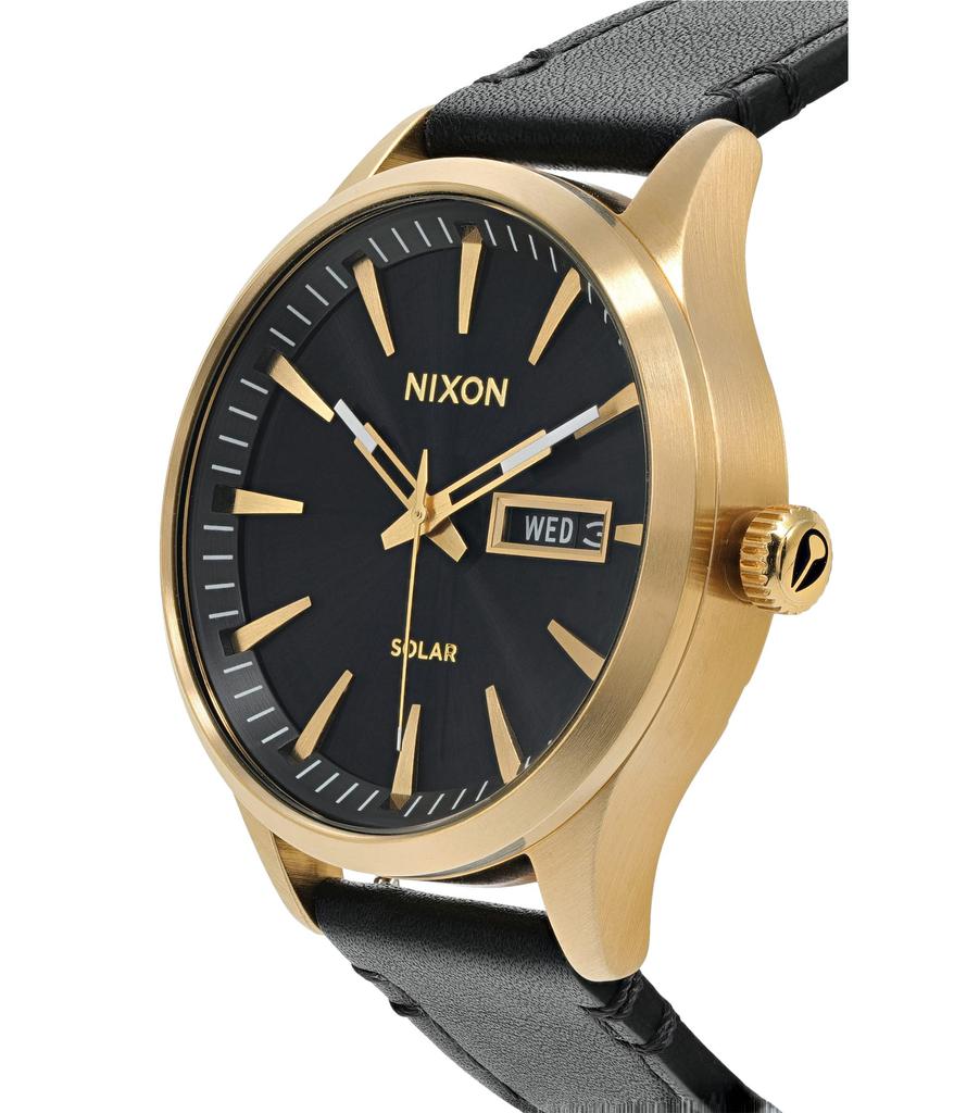 Nixon Sentry Solar Leather