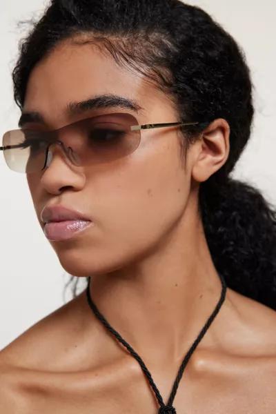Urban Outfitters Y2K Micro Rimless Sunglasses