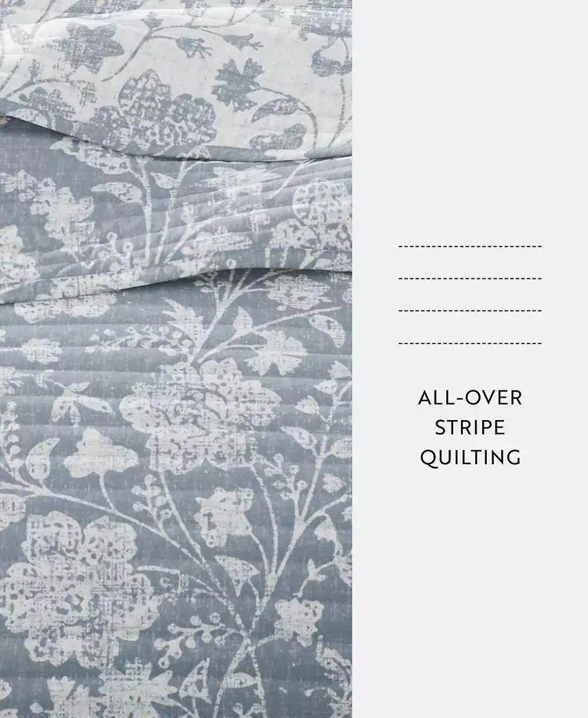 IENJOY HOME Textured Floral Reversible 2-Pc. Quilt Set 4