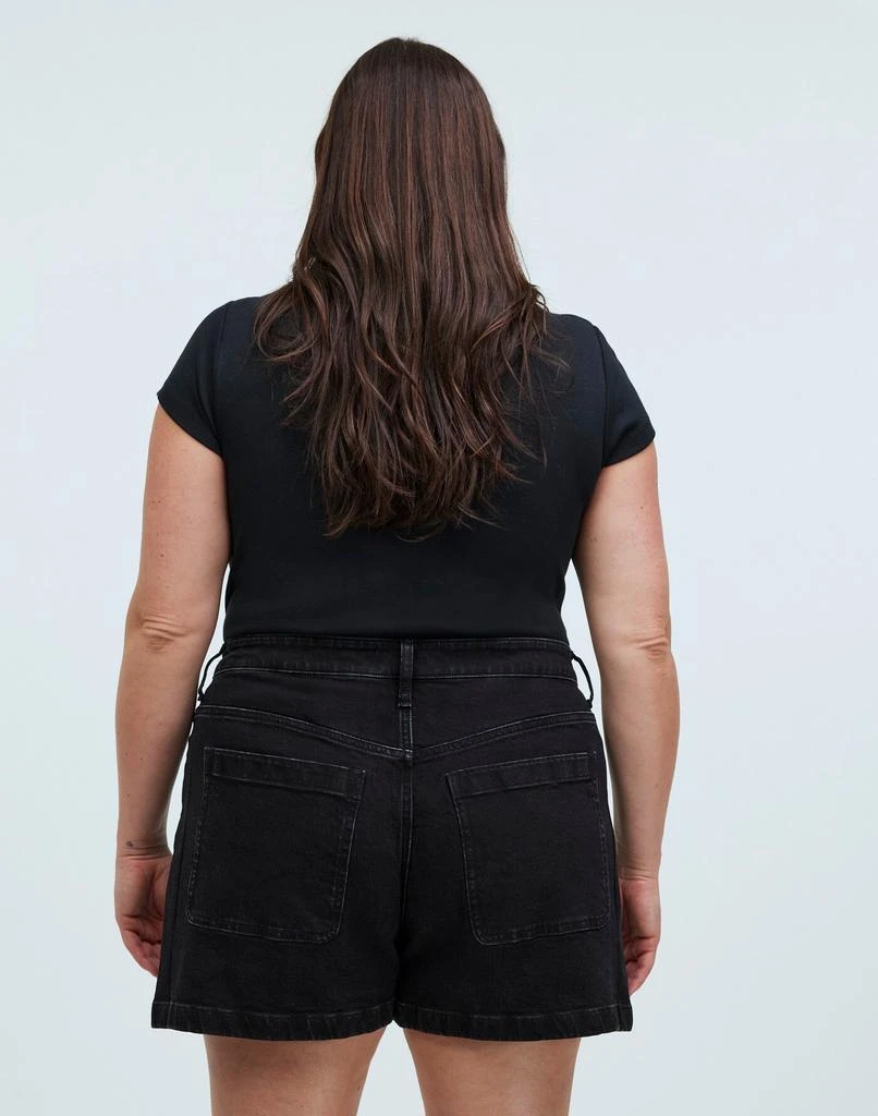 Madewell The Curvy Denim Emmett Short: Patch Pocket Edition 4