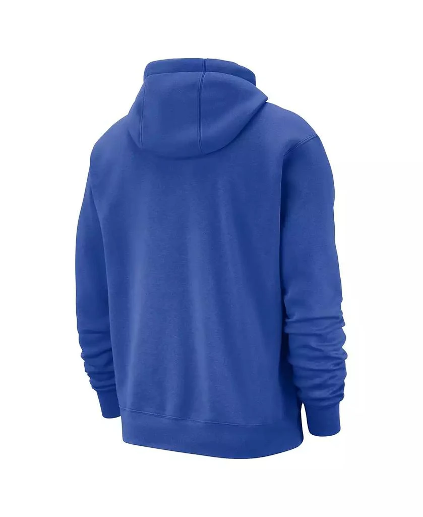NIKE Men's Royal Milwaukee Bucks 2024/25 City Edition Essential Club Pullover Hoodie 2