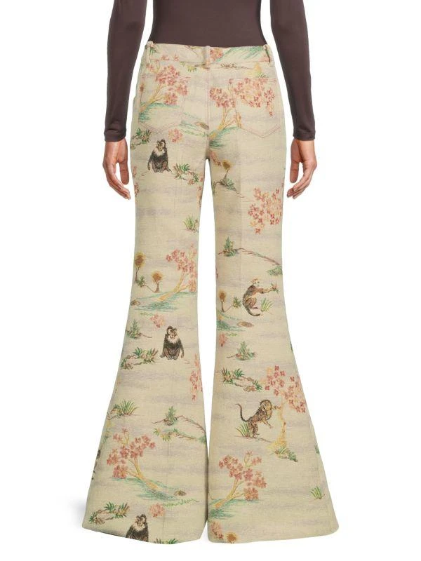 Giambattista Valli Floral Bootcut Pants 2