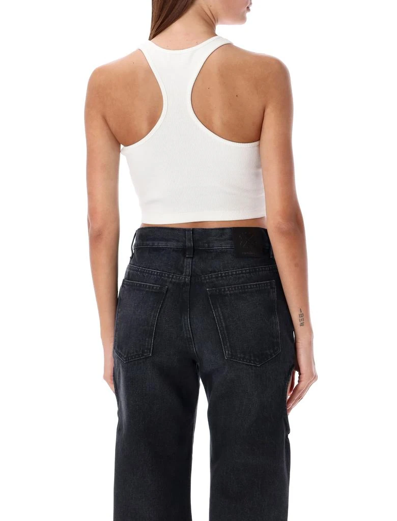 Off-White RIBBED CROP TOP 2