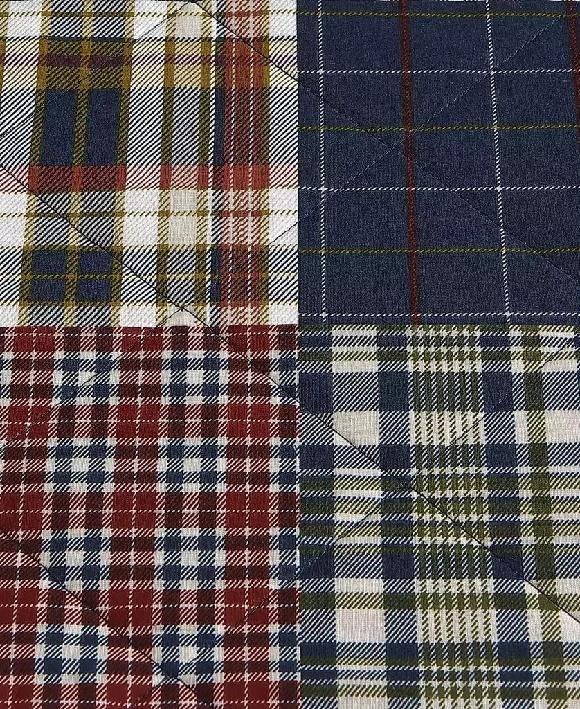 Eddie Bauer Madrona Plaid Reversible 3-Piece Quilt Set 6