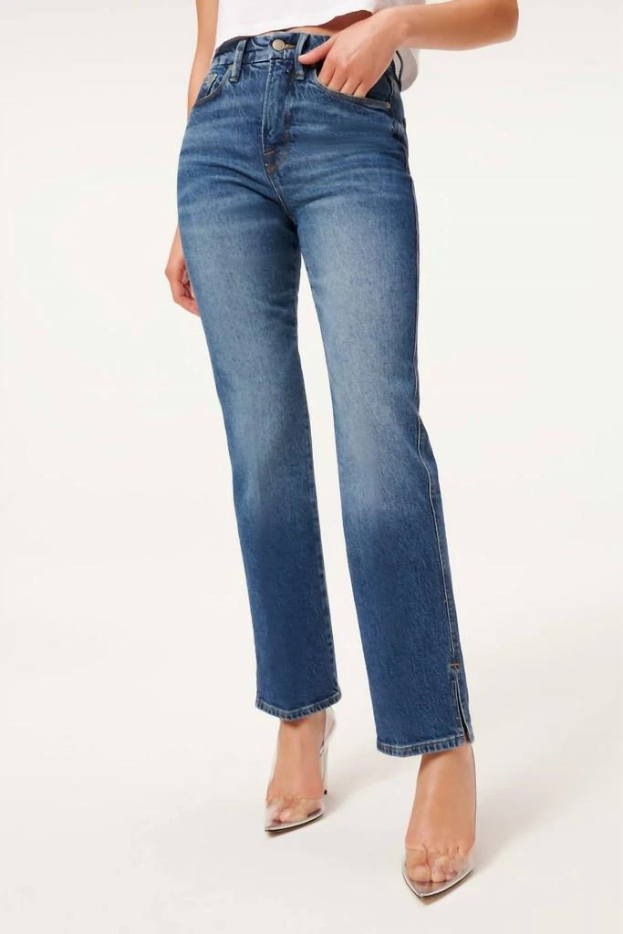 Good American Good American - Good Curve Straight Jeans 1