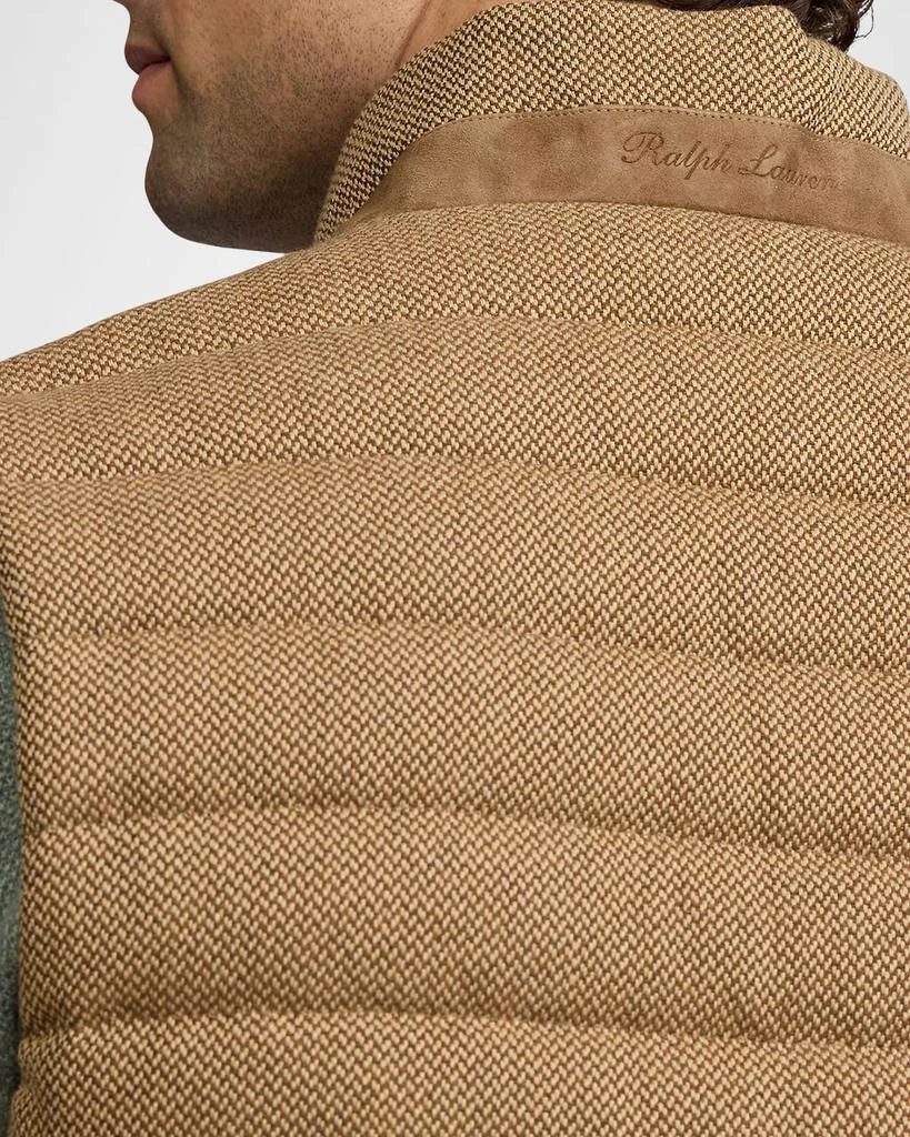 Ralph Lauren Men's Quilted Tweed Down Vest 6