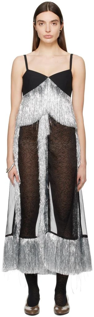 Nicklas Skovgaard Black & Silver Adyson Maxi Dress 1