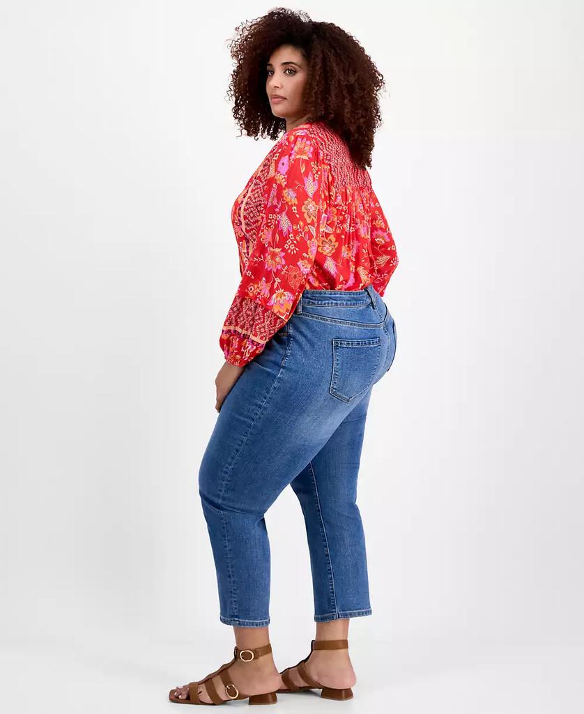 Liverpool Liverpool Plus Size Kennedy Cropped Straight Leg Jeans