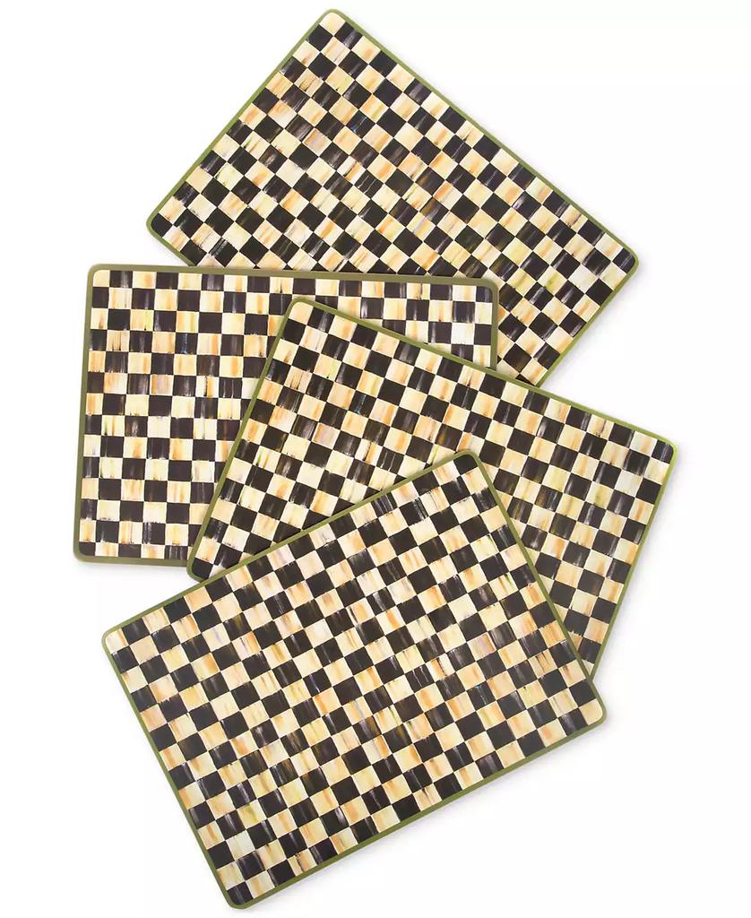 MacKenzie-Childs Courtly Check Cork-Backed Placemats, Set of 4