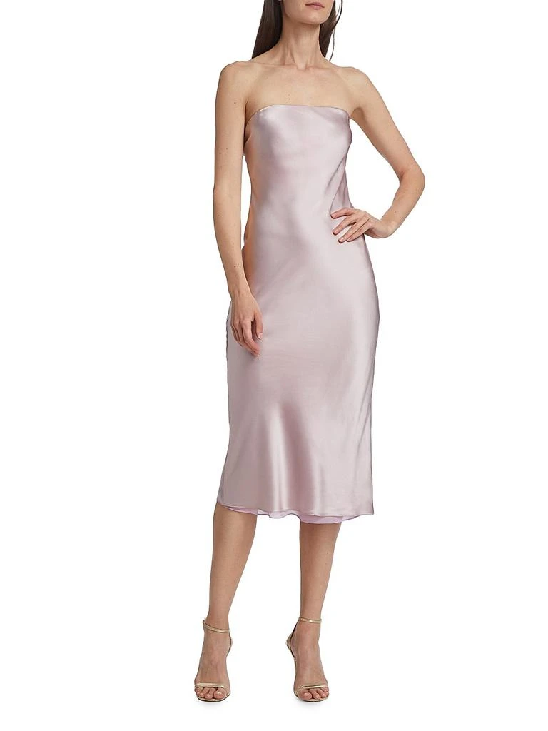 Amanda Uprichard Shiran Silk Midi-Dress 2