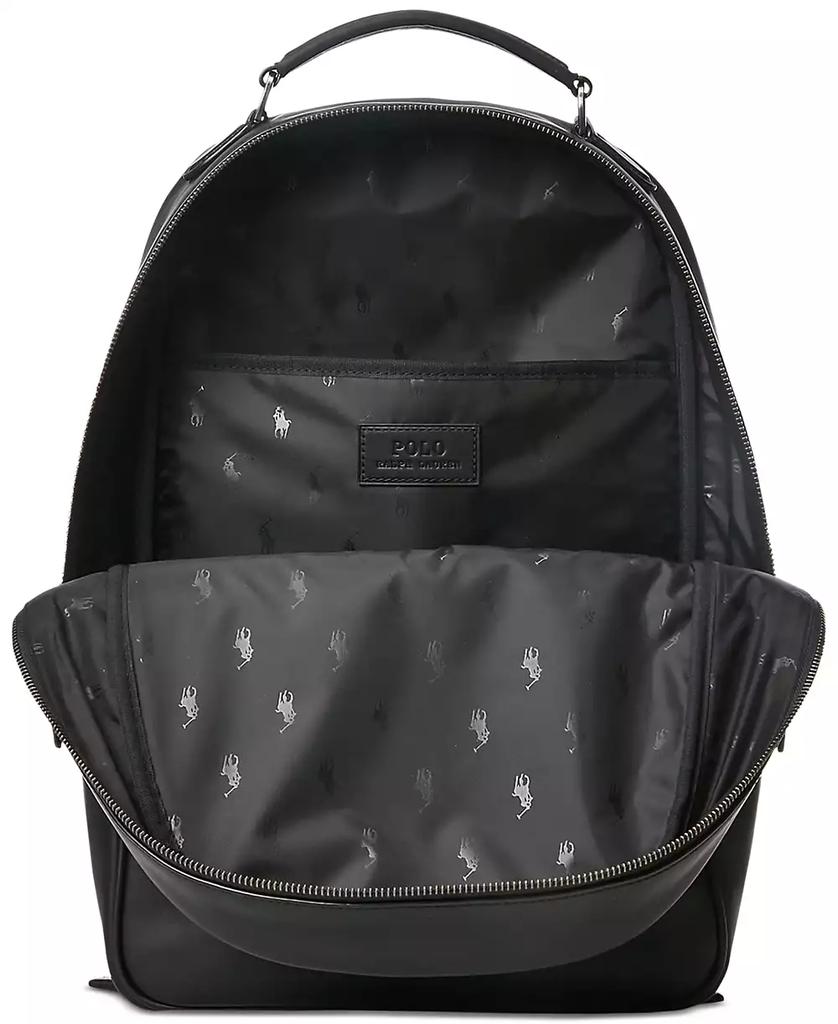 Men s Leather Backpack Black