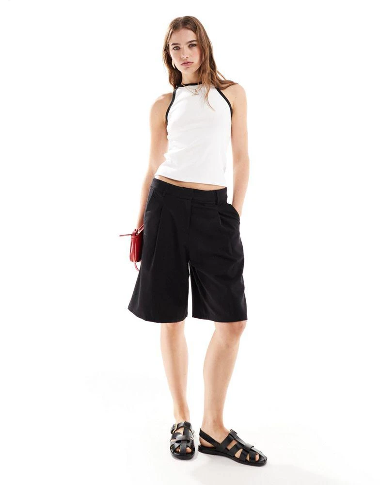 Mango Mango tipped edge vest in white 2