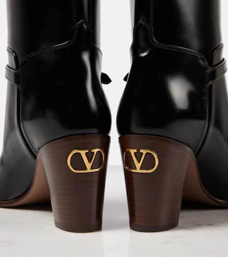 Valentino Pattie 75 leather knee-high boots 5