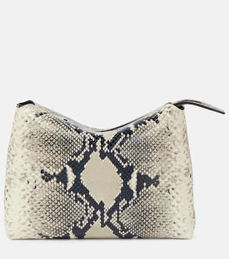 Khaite Lina snake-effect leather crossbody bag - Crossbody  display picture 1