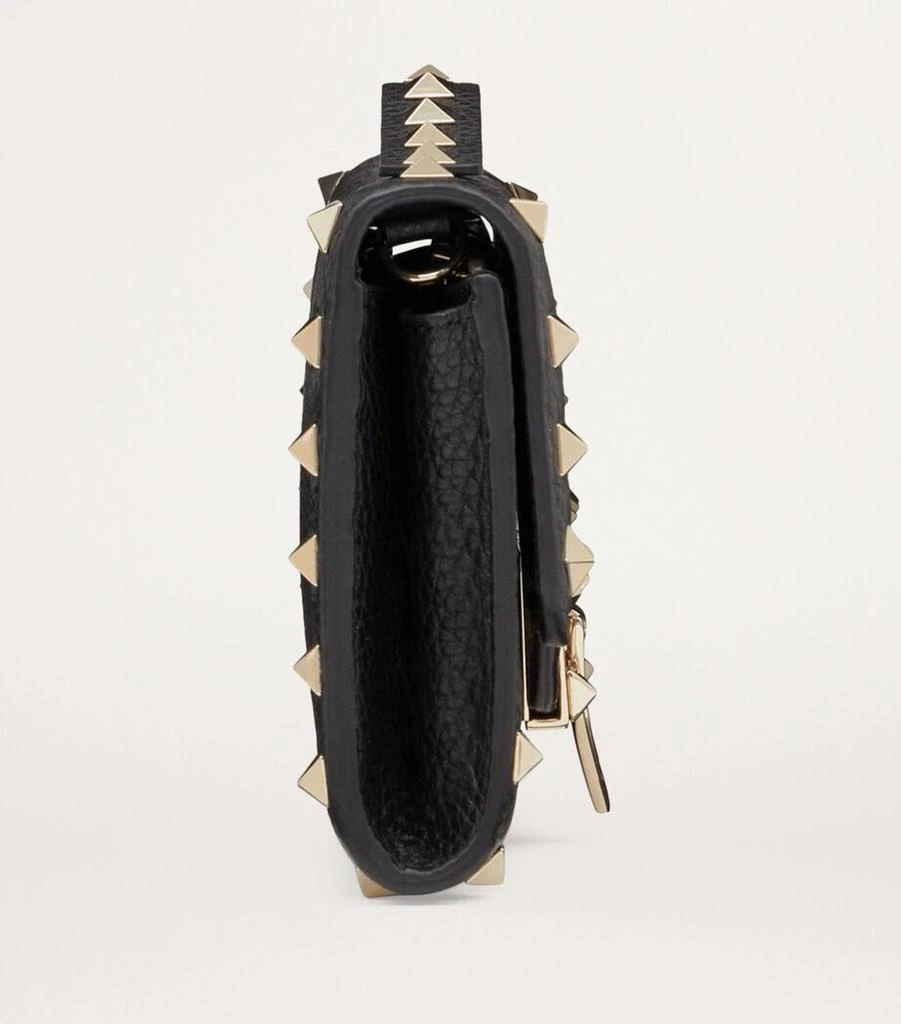 Valentino Leather Rockstud Chain Wallet 5