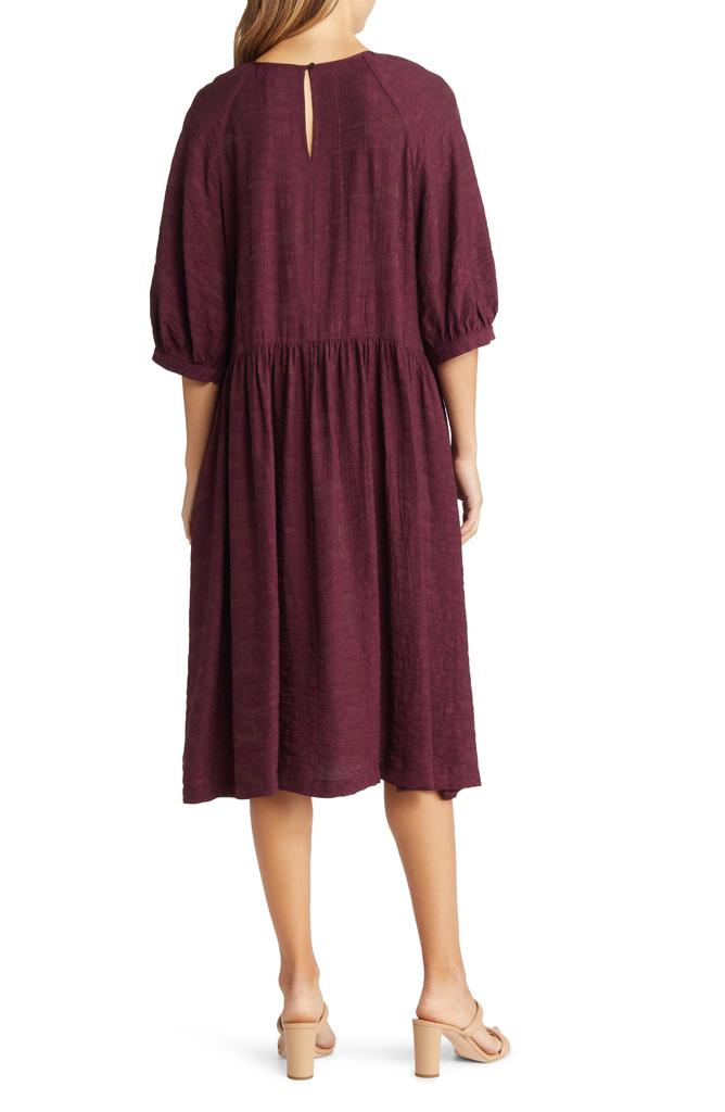 Nordstrom Elbow Sleeve Midi Dress