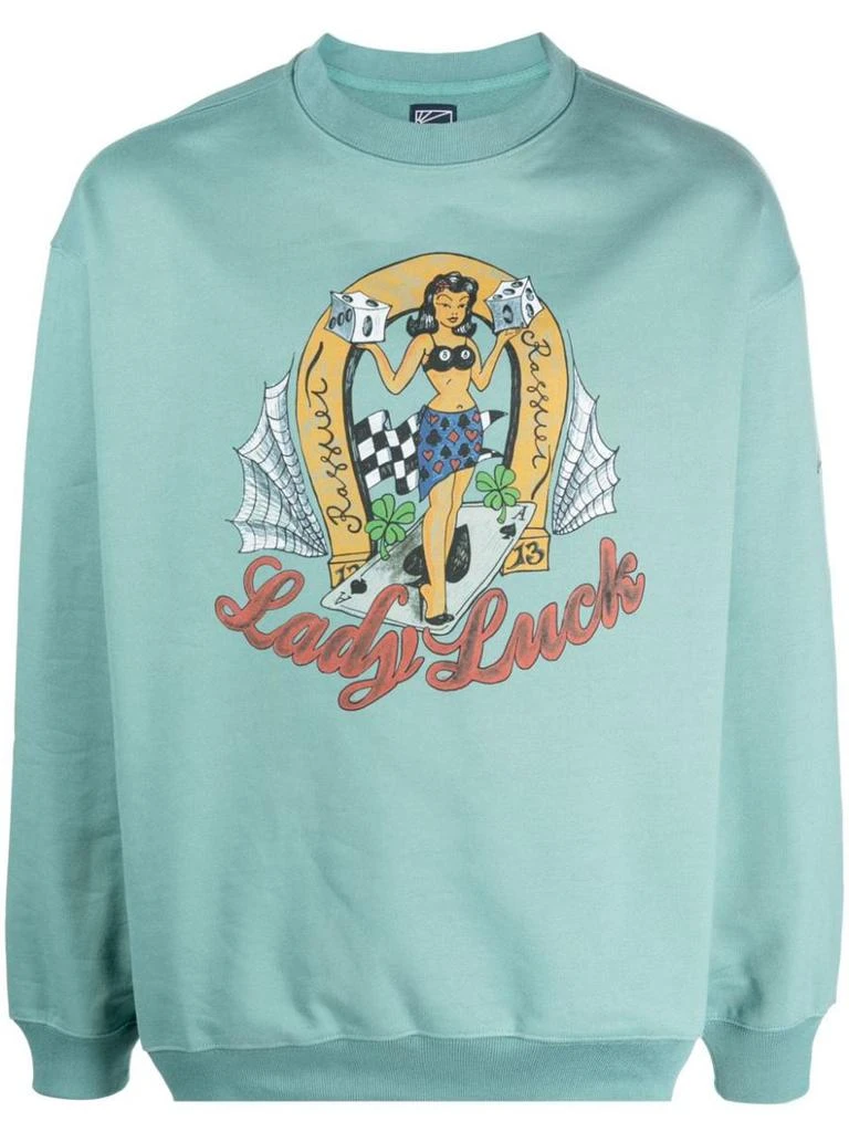 Rassvet Rassvet Lady Luck Crewneck Sweatshirt Knit Clothing 1