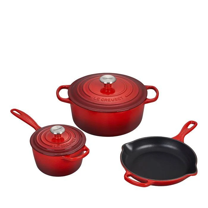 Le Creuset 5-Piece Cast Iron Cookware Set
