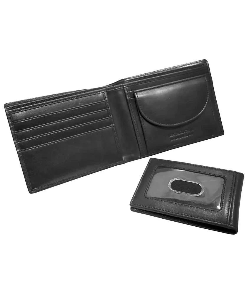 Mancini Leather Goods Men's Boulder Collection RFID Secure Wallet with Removable Passcase and Coin Pocket 3