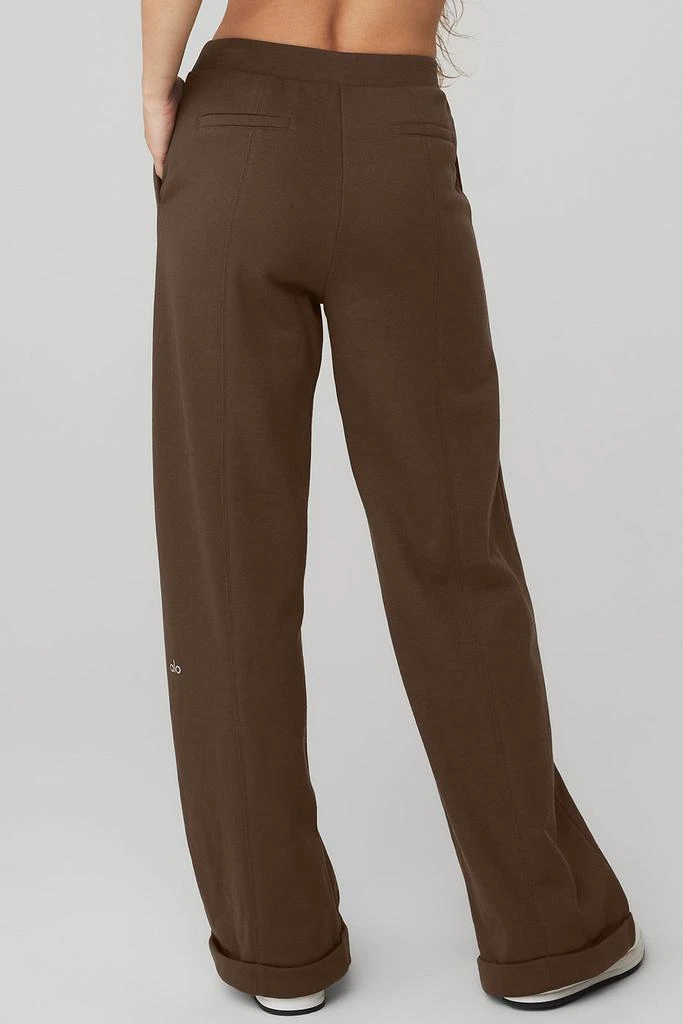 Alo High-Waist Trouser Wide Leg Pant - Espresso 3