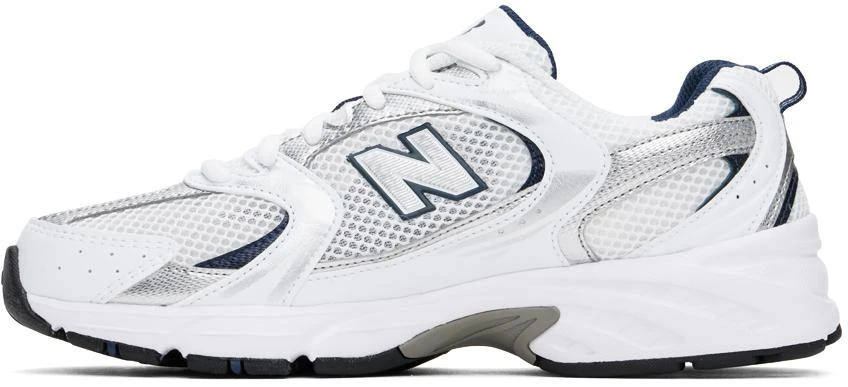New Balance White 530 Sneakers 3