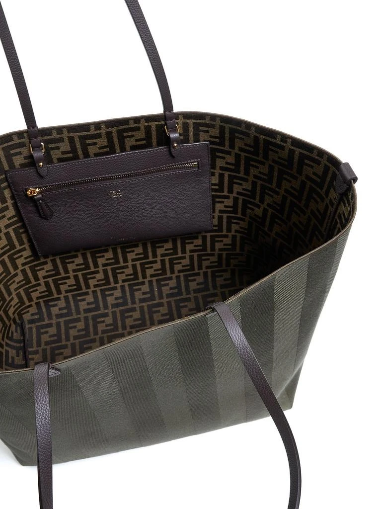 Fendi Fendi Roll Pequin Striped Large Tote Bag 5