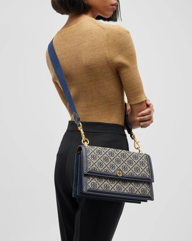 Tory Burch T Monogram Jacquard Shoulder Bag 3