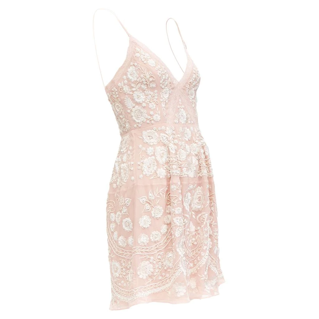 Needle & Thread beaded embroidery embellished chiffon dress 3
