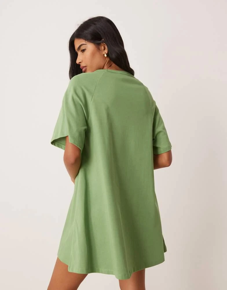 white christmas dresses Oversized Ganado T-shirt Dress – Qayro