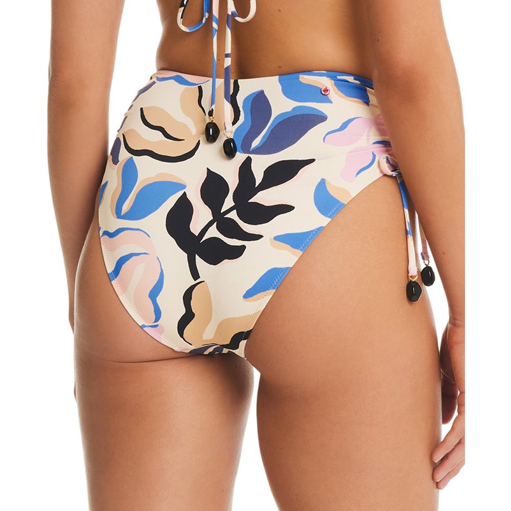 Red Carter Women's High-Waist Side-Ruched Bikini Bottoms