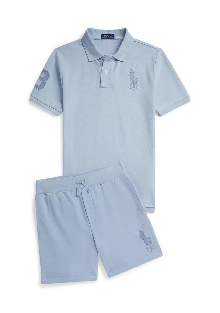Ralph Lauren Boys 8-20 Big Pony French Terry Shorts 3