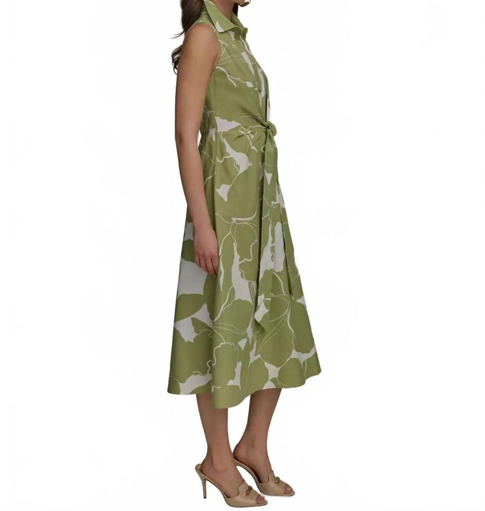 donna karen green dress Abstract Midi Shirt Dress | Shirt Dress main image 1