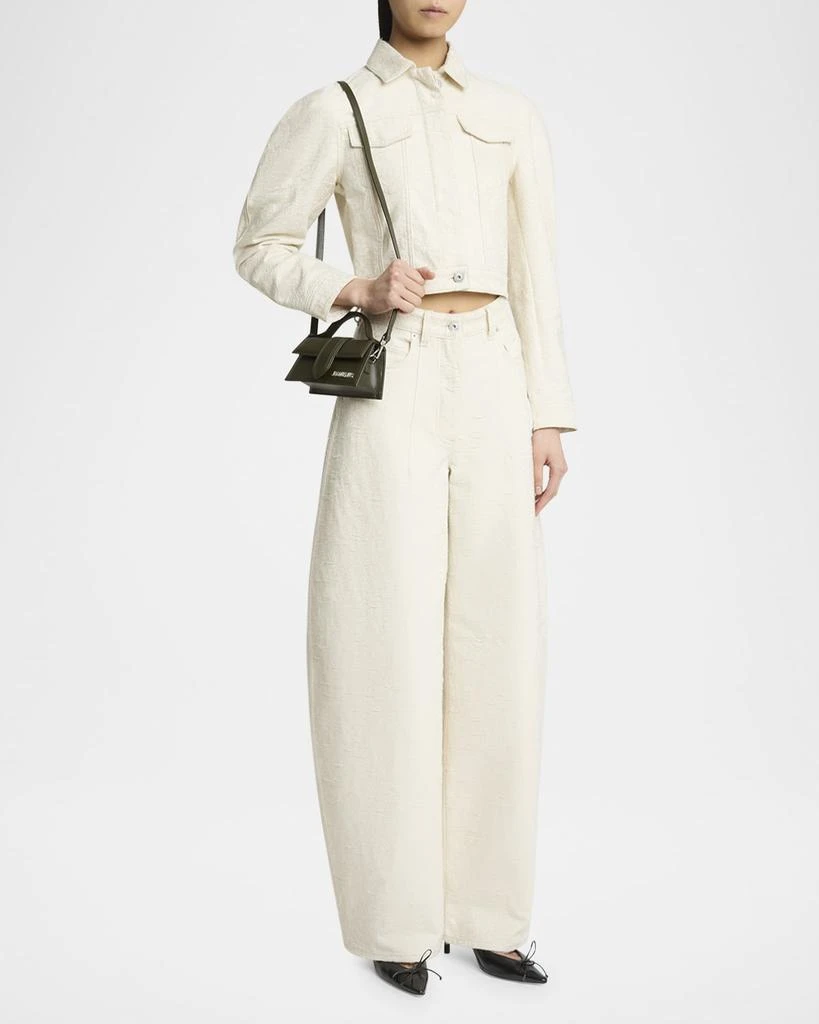 Jacquemus Le Bambino Leather Top-Handle Bag 8
