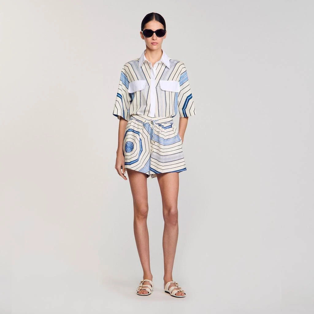 Sandro Spiral-motif shorts 1