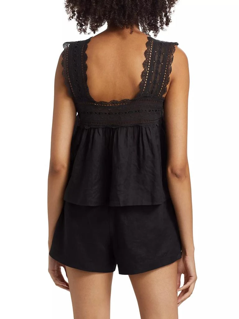 DÔEN Vera Lace-Trimmed Sleeveless Top 5