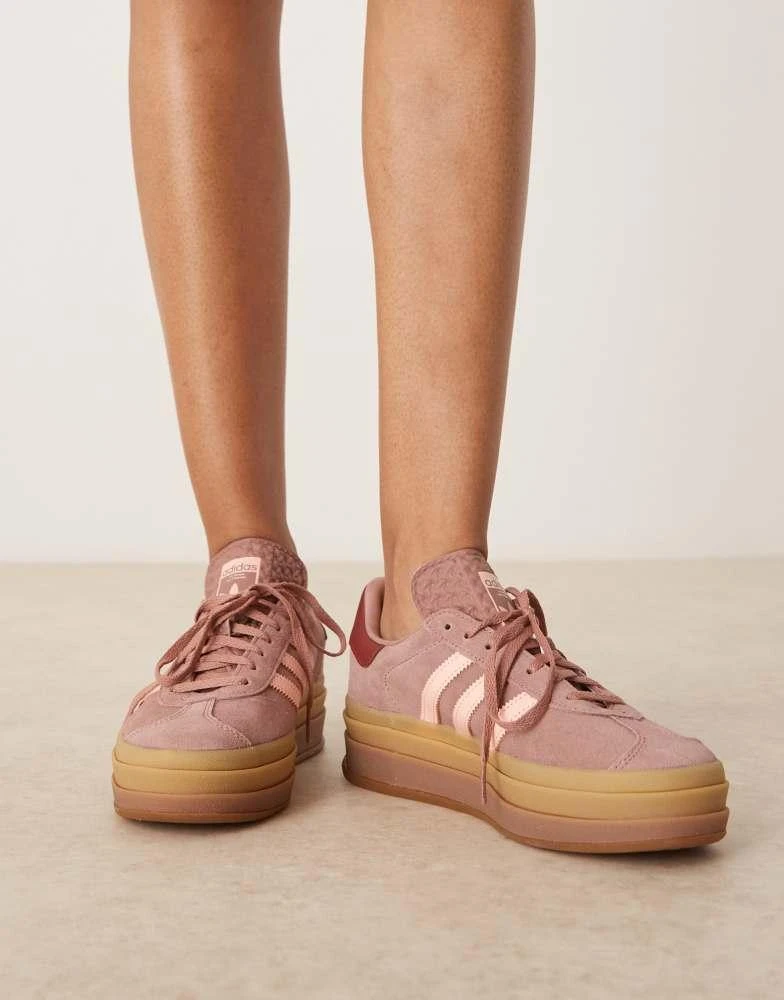 adidas gazelle silver green womens adidas Originals GAZELLE INDOOR W Gazelle Indoor Gum Sole Leather Snea