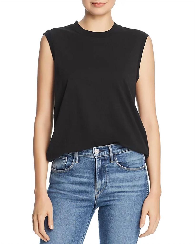 ATM Atm - Silk Crew Neck Muscle Top