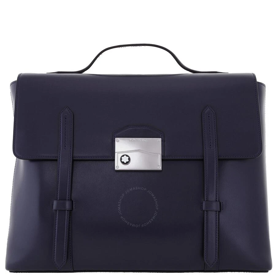 MontBlanc Meisterstuck Neo Leather Briefcase - Ink Blue 1
