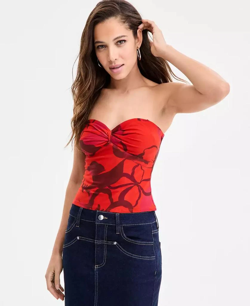 Bar III Women's Printed Sweetheart-Neck Tube Top, Exclusively at Macy's 1