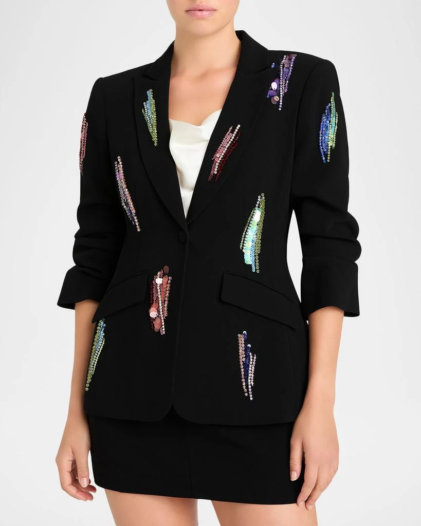 Cinq a Sept Cheyenne Sequined Whirl Blazer 3