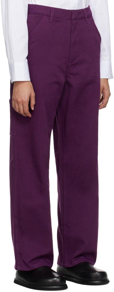 6397 Purple Workwear Trousers