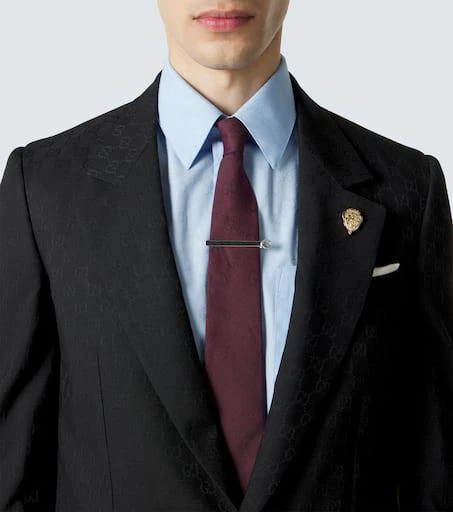 Gucci Interlocking G 925 sterling silver tie bar 2