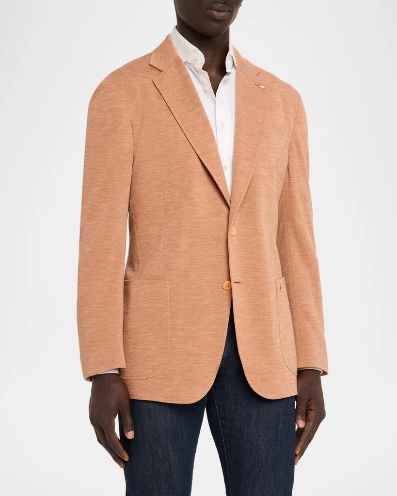 Stefano Ricci Men
s Wool Jersey Knit Single-Breasted Blazer 4