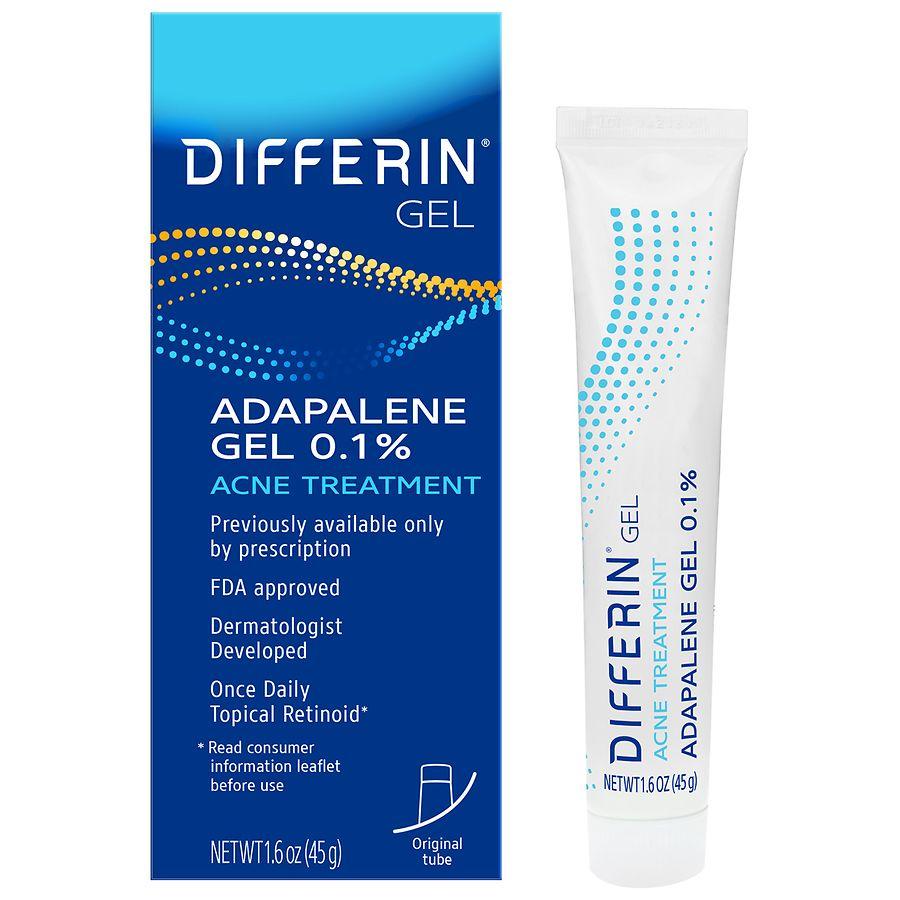 Differin Adapalene Gel 0.1% Acne Treatment