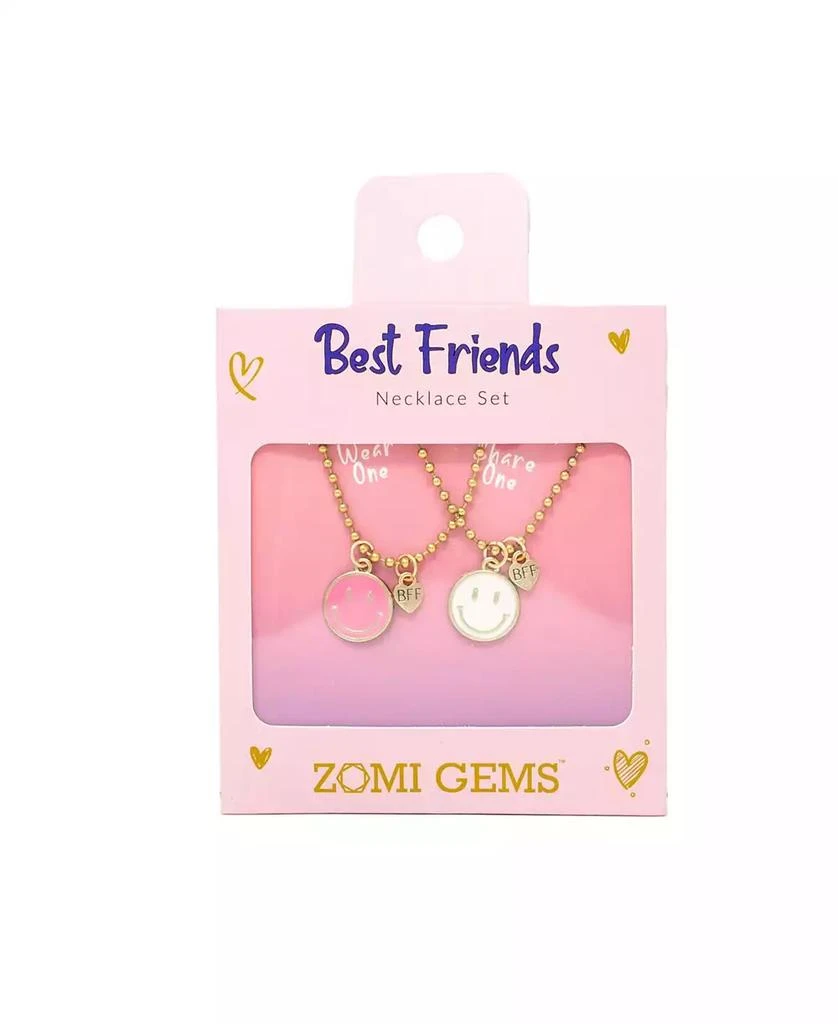ZOMI GEMS Girls BFF Smiley Face Necklace Set 2