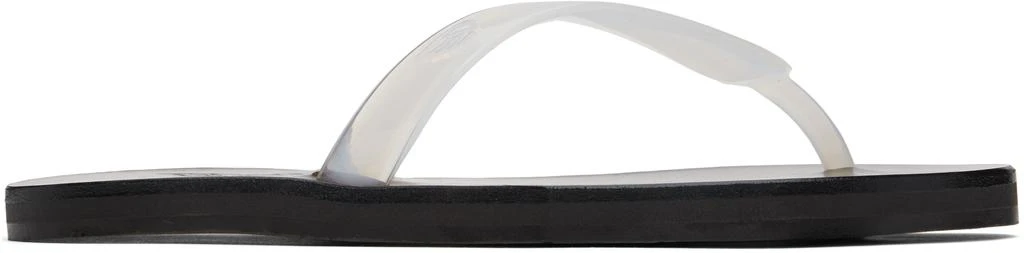 ANCIENT GREEK SANDALS Transparent Saionara Jelly Flip-Flops 1