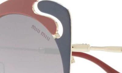 Miu Miu 54mm Noir Evolution Cateye Sunglasses 4
