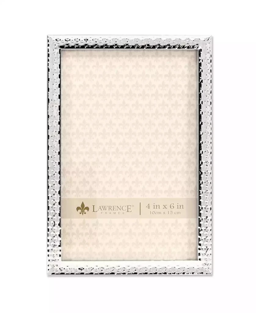 Lawrence Frames Silver Metal Hammer Effect - 4" x 6"