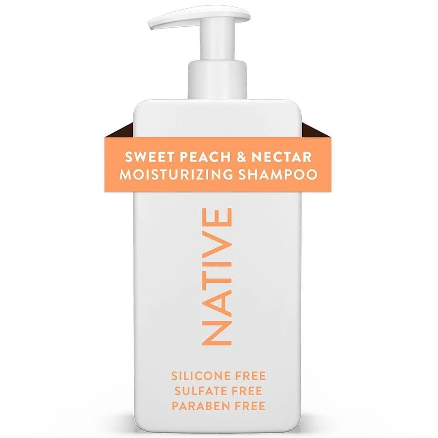 Native Moisturizing Shampoo, Sulfate Free, for Women and Men Sweet Peach 
Nectar 2